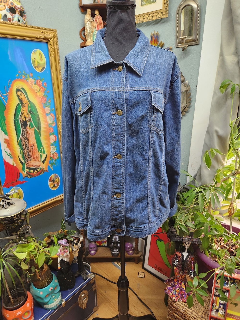 Lauren Ralph Lauren Denim Bomber Jacket